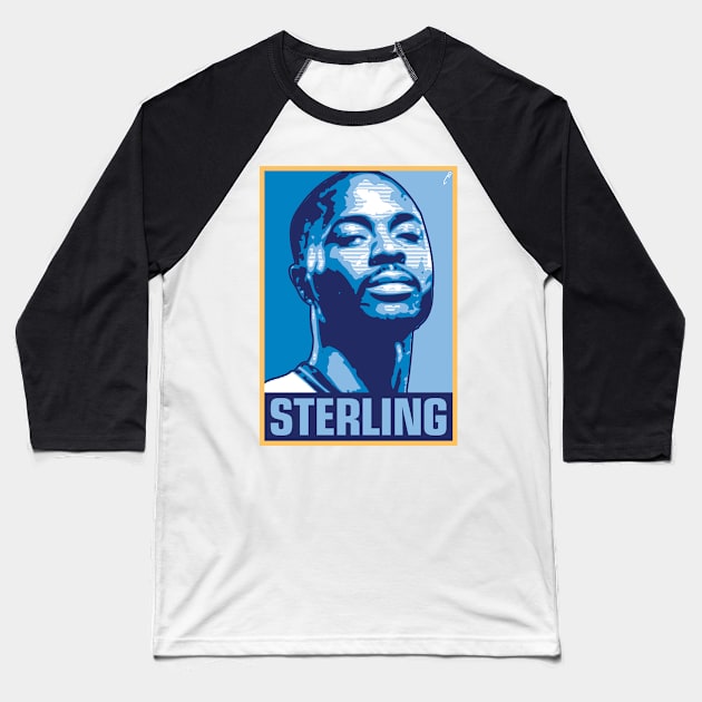 Sterling Baseball T-Shirt by DAFTFISH